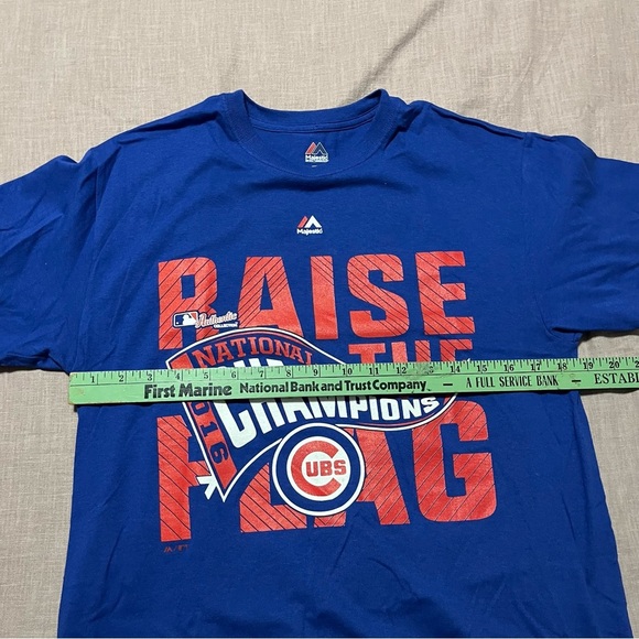 Chicago Cubs 2016 Majestic National League Champions Tee Size Medium Baseball - Picture 6 of 6